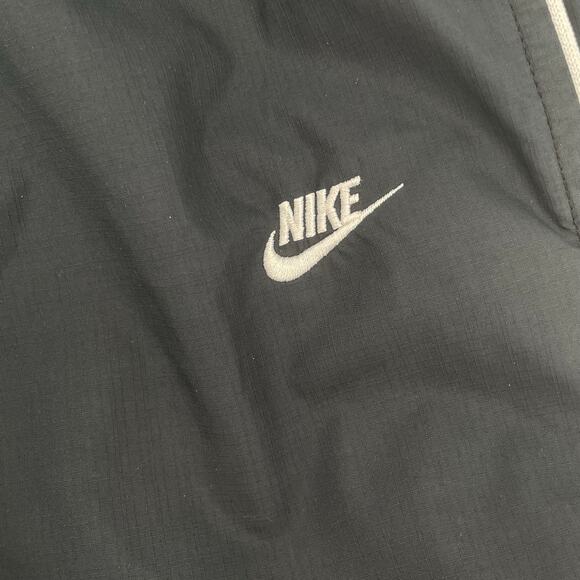 Nike Vintage Women's Track Pants, Mesh Lined, White Stripe, Ankle Zip, Sz Medium - Picture 4 of 7